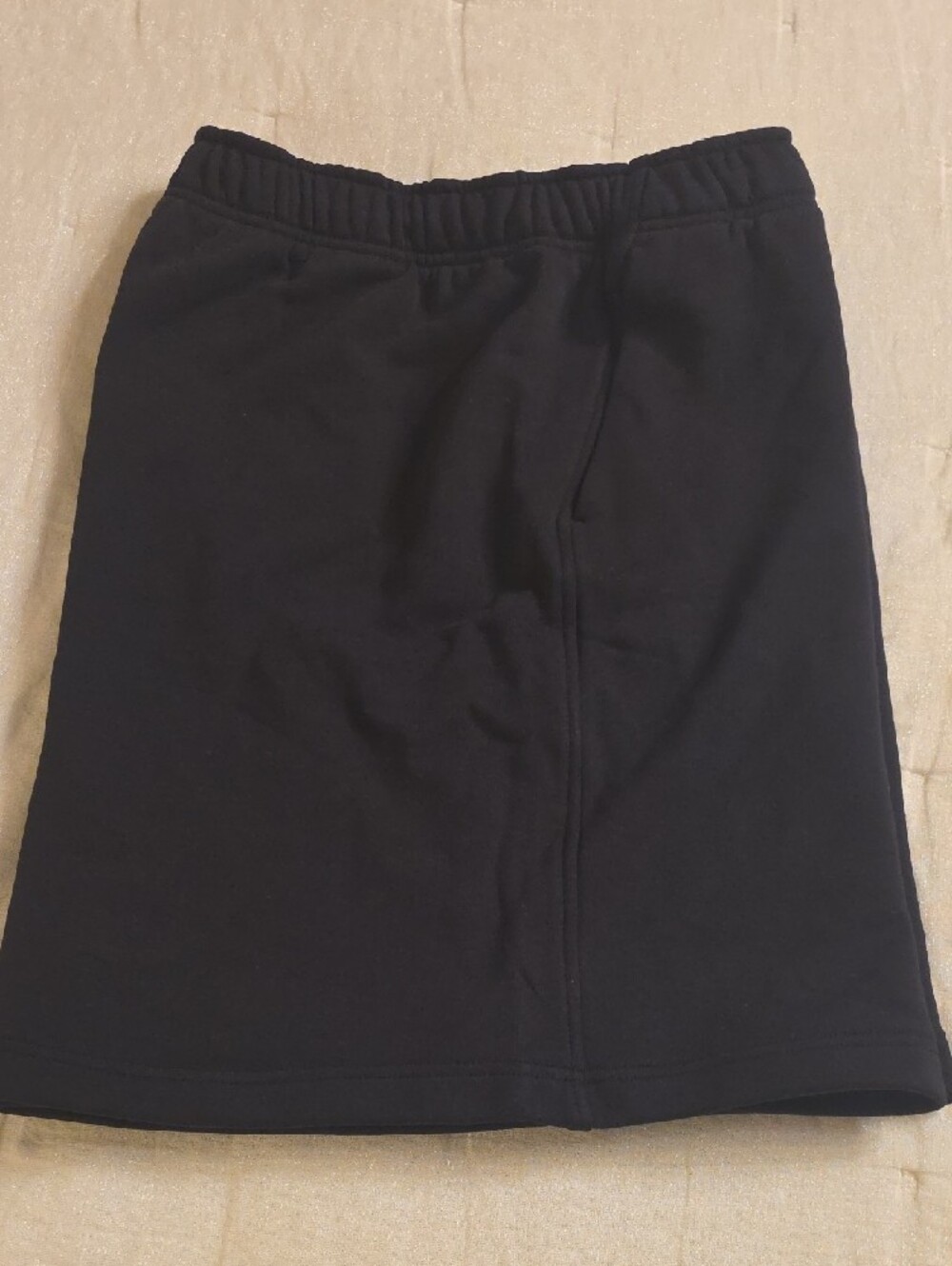 Athleta Black Heavyweight Terry Bermuda Shorts Adjustable Waist Size L - Picture 5 of 14